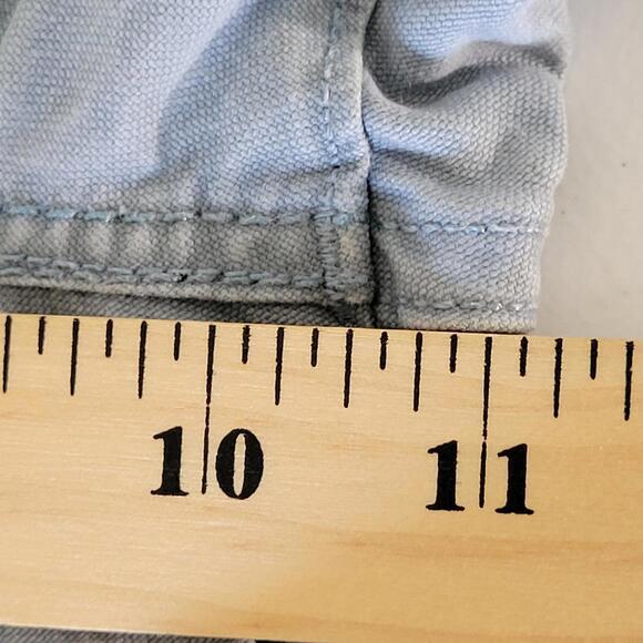 Levi's 513 Powder Blue Wash Denim Slim Straight Jeans Men Size 33x32 - Picture 4 of 9